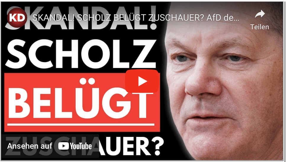 SKANDAL! SCHOLZ BELÜGT ZUSCHAUER? AfD deckt WAHRHEIT über AMPEL AUF