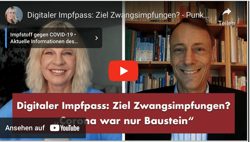 Digitaler Impfpass: Ziel Zwangsimpfungen? – Punkt.PRERADOVIC mit Prof. a.D. Dr. Andreas Sönnichsen
