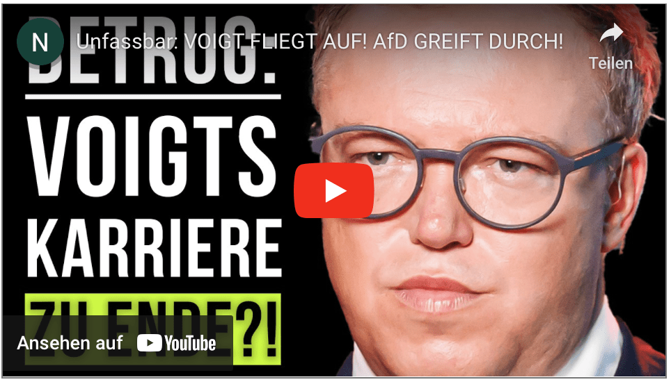 Unfassbar: VOIGT FLIEGT AUF! AfD GREIFT DURCH!
