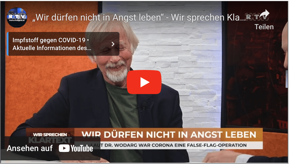 „Wir dürfen nicht in Angst leben“ – Wir sprechen Klartext mit Dr. Wolfgang Wodarg