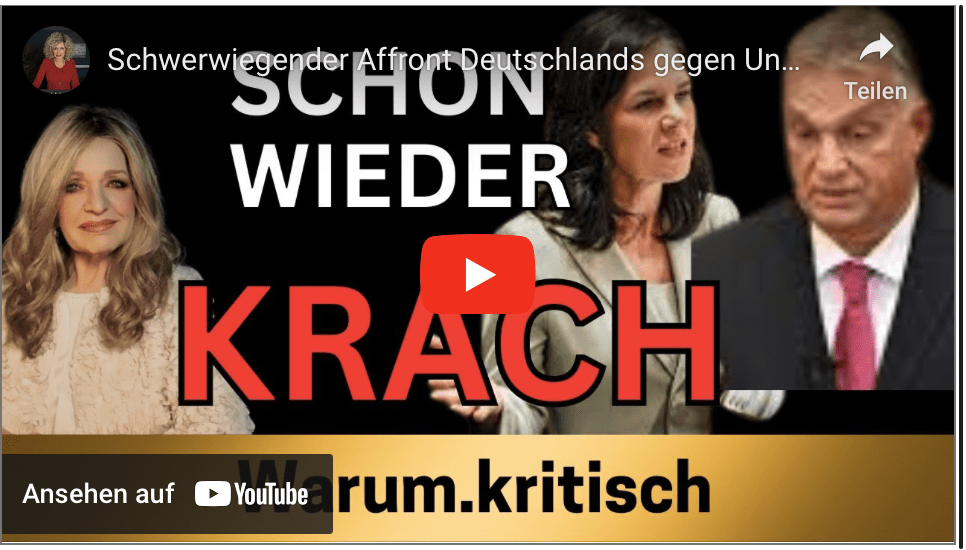 Schwerwiegender Affront Deutschlands gegen Ungarns Regierung