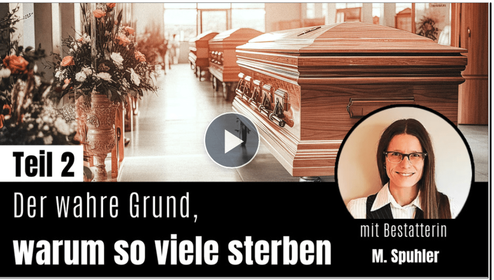 Der wahre Grund, warum so viele sterben – Interview mit Bestatterin Marlies Spuhler – Teil 2