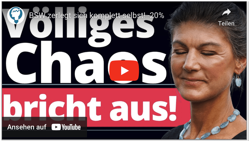 BSW zerlegt sich komplett selbst! -20%