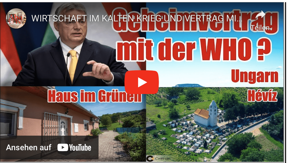 WIRTSCHAFT IM KALTEN KRIEG UND VERTRAG MIT WHO ? UNGARN