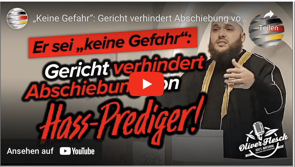 „Keine Gefahr“: Gericht verhindert Abschiebung von Hass-Prediger Abdul Alim Hamza! | Oliver Flesch