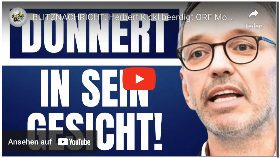 BLITZNACHRICHT: Herbert Kickl beerdigt ORF Moderator mit Ansage!