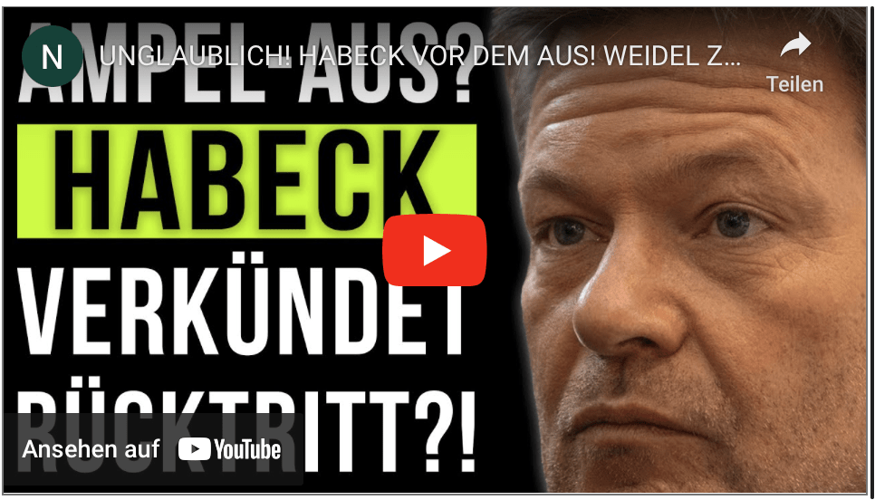 UNGLAUBLICH! HABECK VOR DEM AUS! WEIDEL ZERSTÖRT HABECK KOMPLETT!