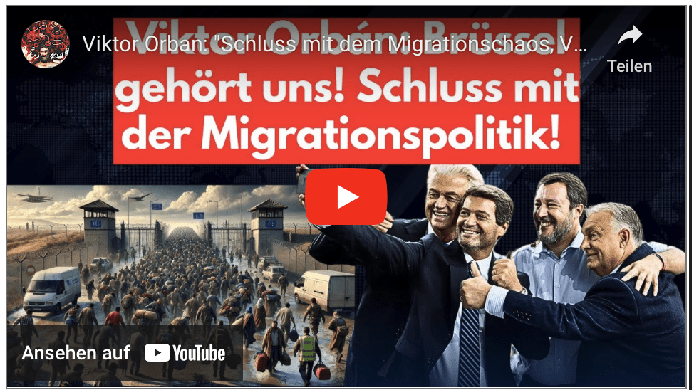 Viktor Orban: „Schluss mit dem Migrationschaos, Verteidigung unserer Werte!“
