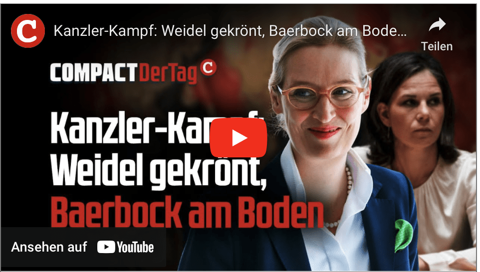 Kanzler-Kampf: Weidel gekrönt, Baerbock am Boden!