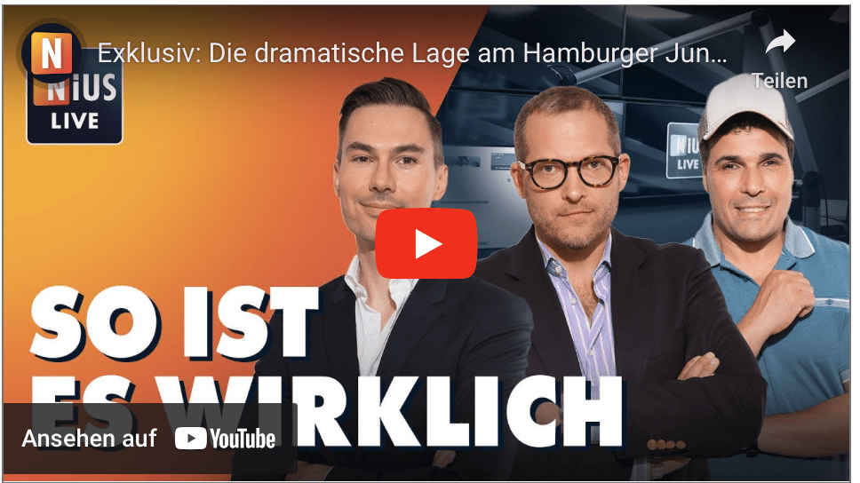 Exklusiv: Die dramatische Lage am Hamburger Jungfernstieg | NIUS Live am 9. Oktober 2024