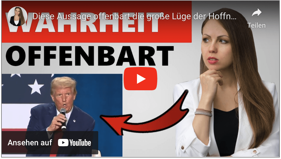 Diese Aussage offenbart die große Lüge der Hoffnung!
