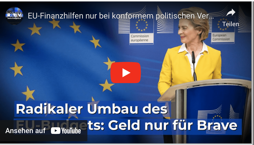 EU-Finanzhilfen nur bei konformem politischen Verhalten!
