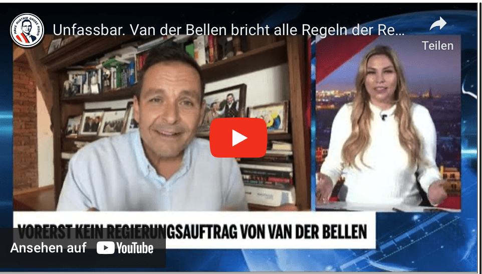 Unfassbar. Van der Bellen bricht alle Regeln der Republik und tritt den Wählerwillen mit Füßen!