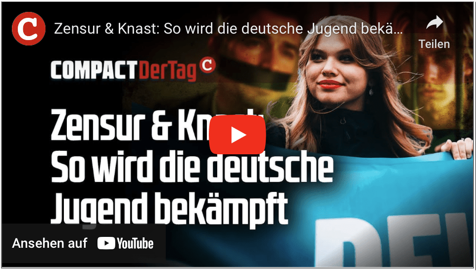 Zensur & Knast: So wird die deutsche Jugend bekämpft!