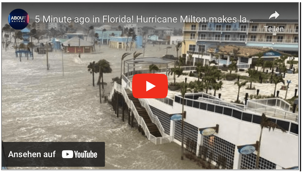 Vor 5 Minuten in Florida! Hurrikan Milton erreicht Florida und bringt Tornados