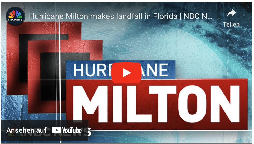 Hurrikan Milton landet in Florida | NBC News NOW