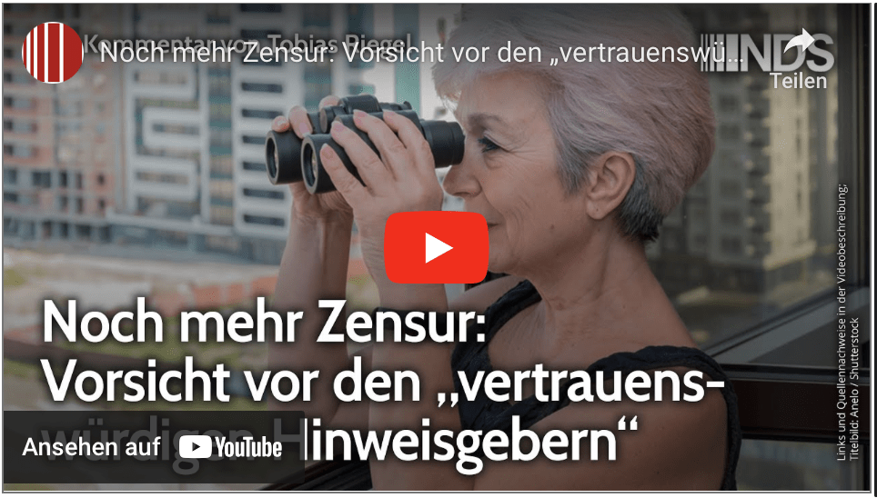 Noch mehr Zensur: Vorsicht vor den „vertrauenswürdigen Hinweisgebern“ | Tobias Riegel | NDS-Podcast