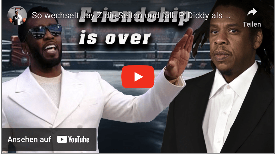 So wechselt Jay Z die Seiten und fällt P. Diddy als Verräter in den Rücken