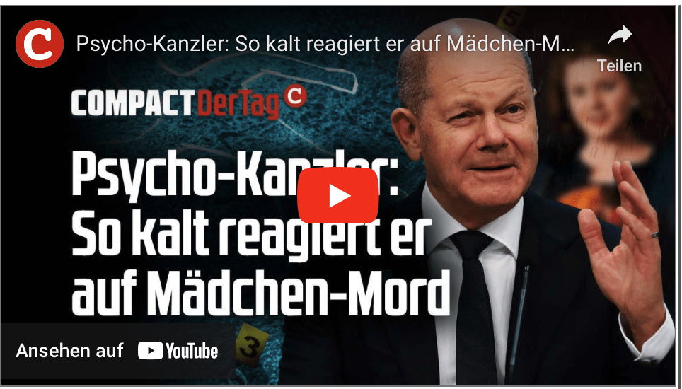 Psycho-Kanzler: So kalt reagiert er auf Mädchen-Mord