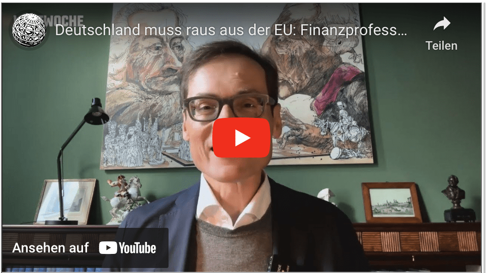 Deutschland muss raus aus der EU: Finanzprofessor Homburg wagt den Tabubruch – Vorschau Deutschland