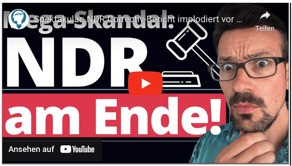 Spektakulär: NDR Correctiv-Bericht implodiert vor Gericht!