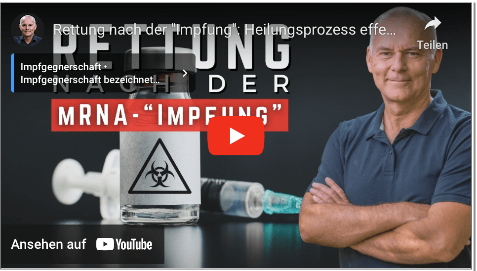 Rettung nach der „Impfung“: Heilungsprozess effektiv einleiten (das funktioniert!)
