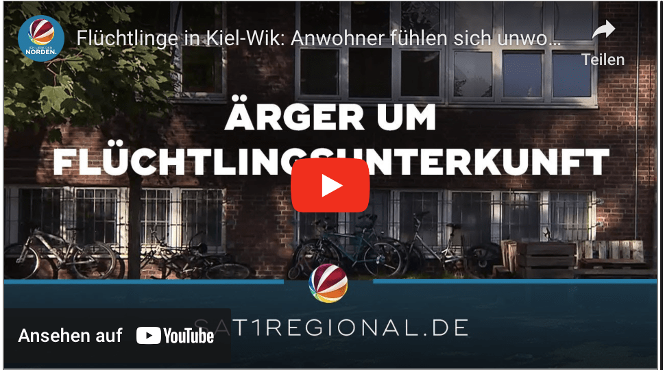 Flüchtlinge in Kiel-Wik: Anwohner fühlen sich unwohl