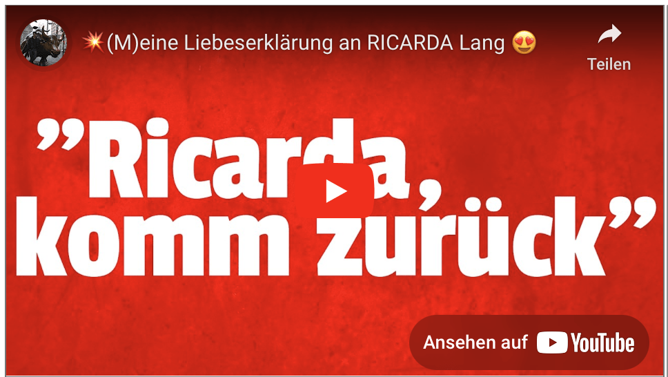 (M)eine Liebeserklärung an RICARDA Lang