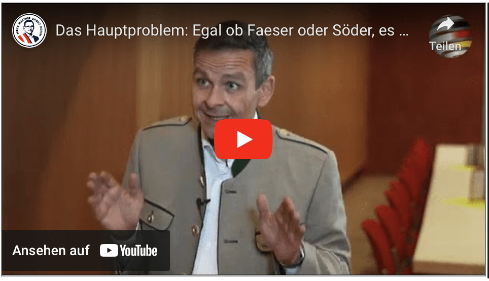 Das Hauptproblem: Egal ob Faeser oder Söder, es wird gelogen, dass sich die Balken biegen!