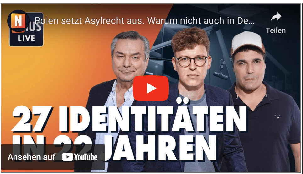 Polen setzt Asylrecht aus. Warum nicht auch in Deutschland? | NIUS Live am 14. Oktober 2024
