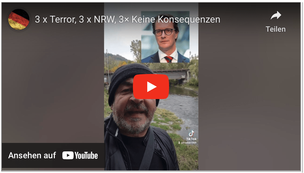 3 x Terror, 3 x NRW, 3× Keine Konsequenzen