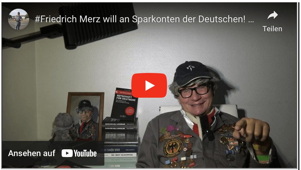 #Friedrich Merz will an Sparkonten der Deutschen! #Joe Biden in Berlin! #Magnum für Trump!SATIRE!!!
