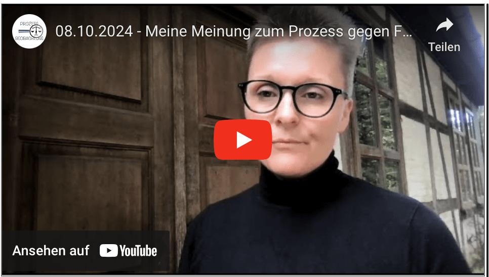 08.10.2024 – Meine Meinung zum Prozess gegen Füllmich