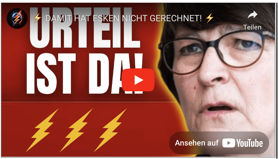 DAMIT HAT ESKEN NICHT GERECHNET!