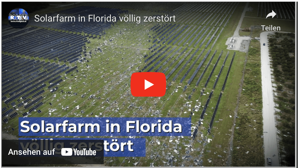 Solarfarm in Florida völlig zerstört