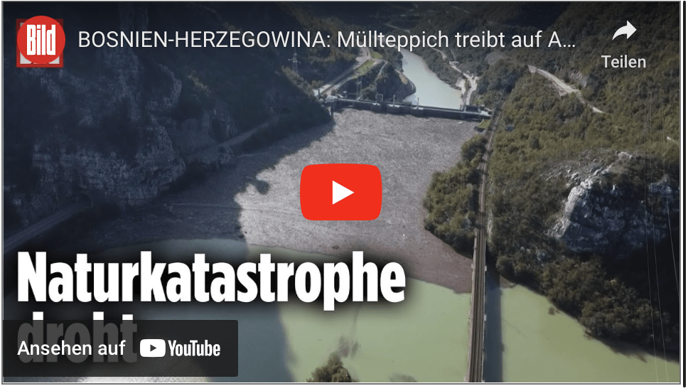 BOSNIEN-HERZEGOWINA: Müllteppich treibt auf Adria zu