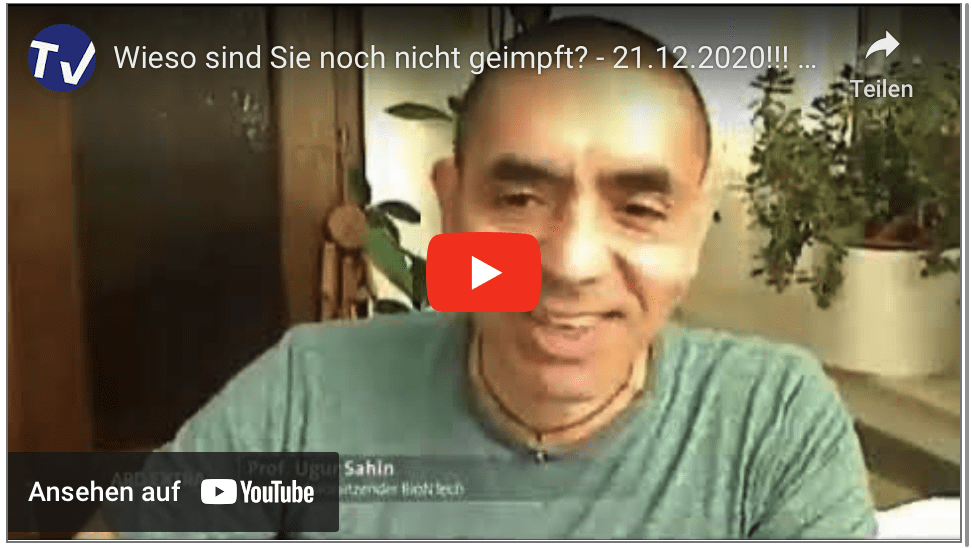 Wieso sind Sie noch nicht geimpft? – 21.12.2020!!! #wirvergessennicht