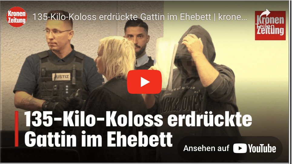 135-Kilo-Koloss erdrückte Gattin im Ehebett | krone.tv NEWS