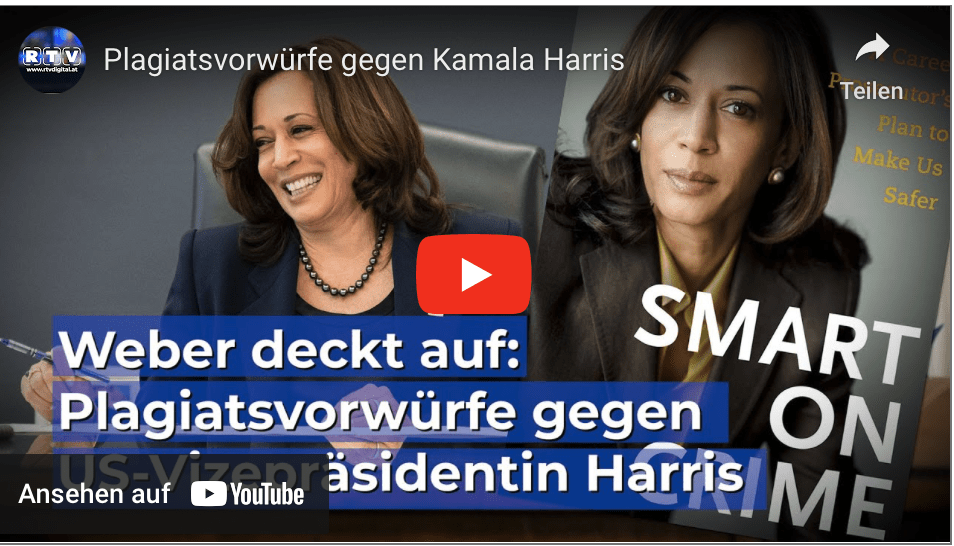 Plagiatsvorwürfe gegen Kamala Harris!!!