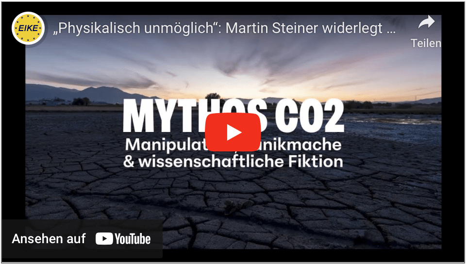 „Physikalisch unmöglich“: Martin Steiner widerlegt CO2-Experiment von Ditfurth 1978
