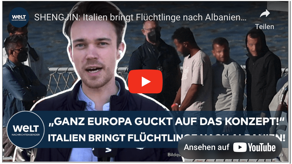 SHENGJIN: Italien bringt Flüchtlinge nach Albanien! „Ganz Europa guckt auf das Konzept!“