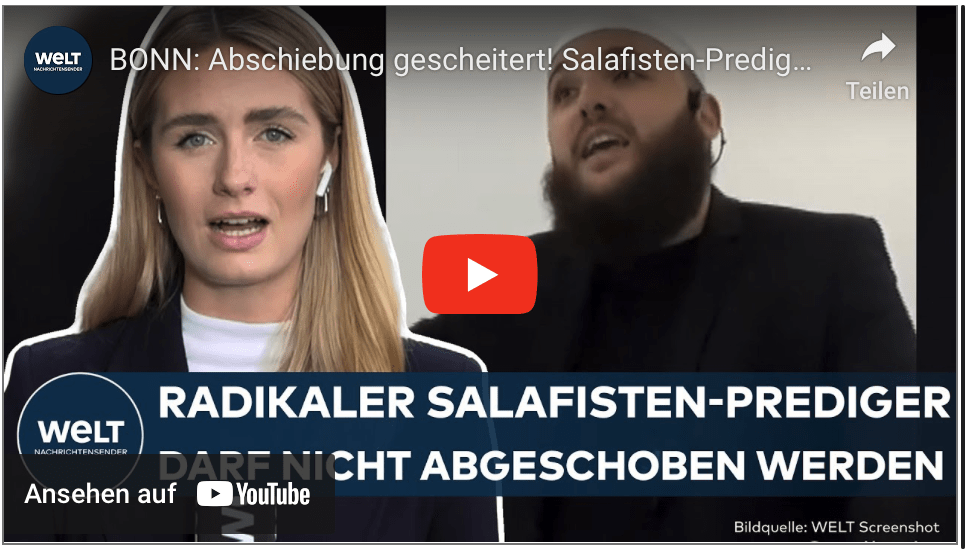 BONN: Abschiebung gescheitert! Salafisten-Prediger Hamza darf bleiben – Das steckt dahinter