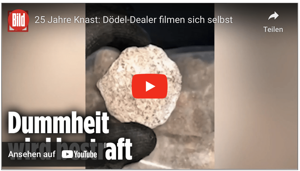 25 Jahre Knast: Dödel-Dealer filmen sich selbst!