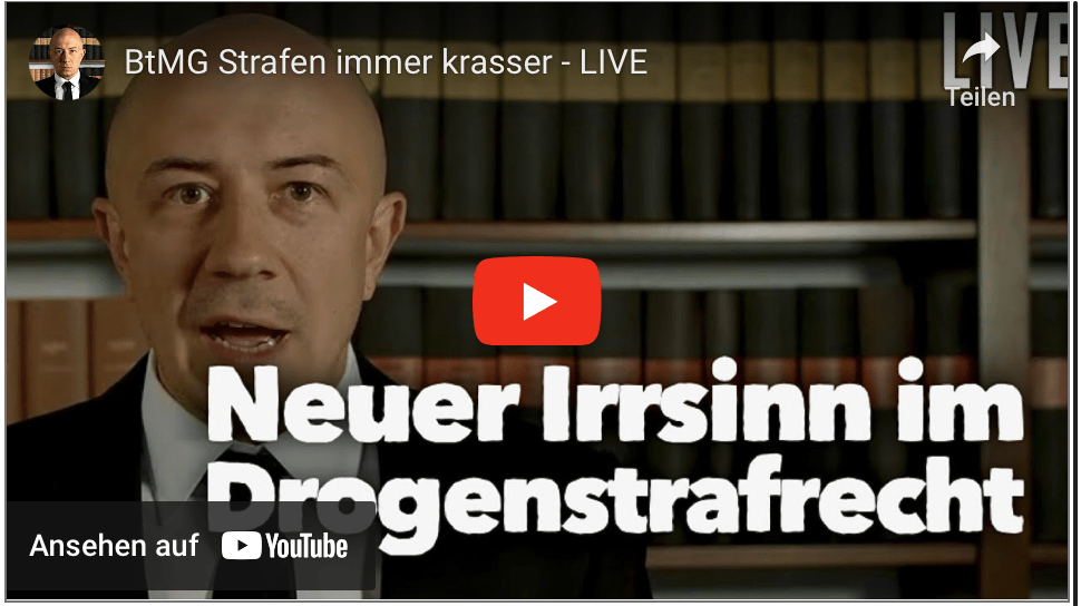 BtMG Strafen immer krasser – LIVE