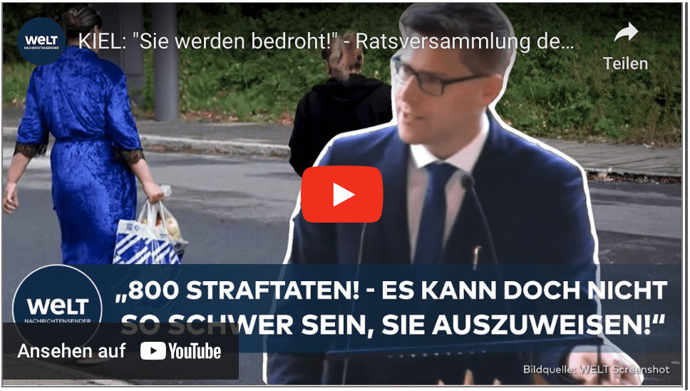 KIEL: „Sie werden bedroht!“ – Ratsversammlung debattiert über Abschiebung der „Puschen-Gang“