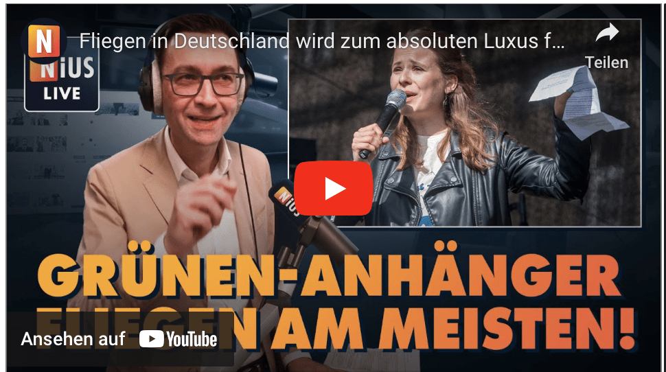 Fliegen in Deutschland wird zum absoluten Luxus für alle und alles! | NIUS Live vom 18. Oktober 2024