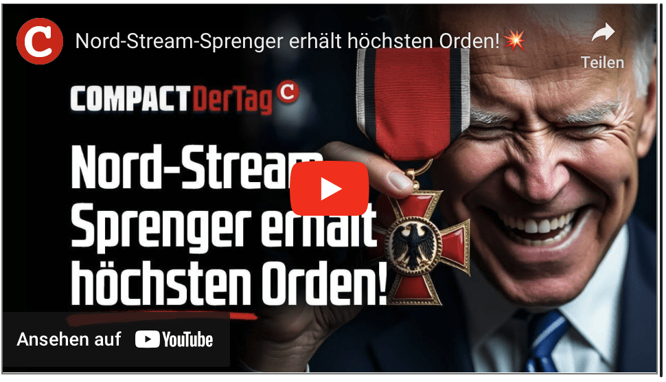 Nord-Stream-Sprenger erhält höchsten Orden!