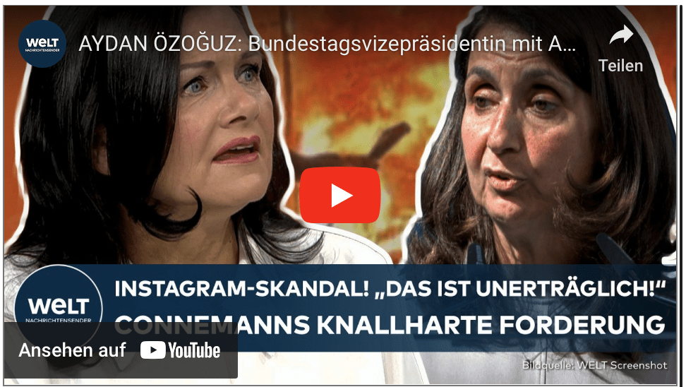 AYDAN ÖZOĞUZ: Bundestagsvizepräsidentin mit Anti-Israel-Post! Connemann (CDU) fordert Rücktritt