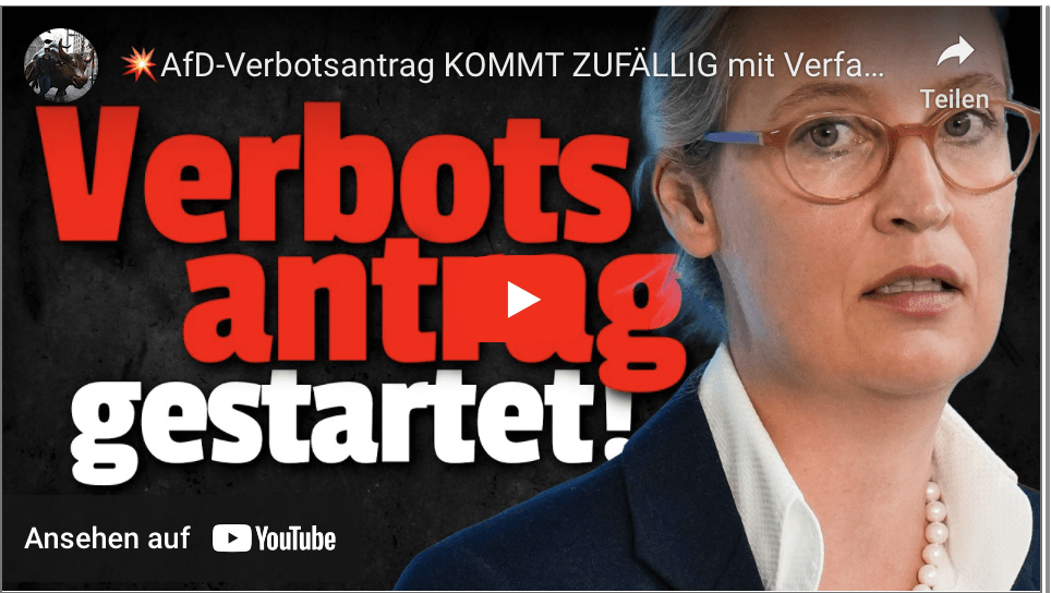 AfD-Verbotsantrag KOMMT ZUFÄLLIG mit Verfassungsschutz GUTACHTEN