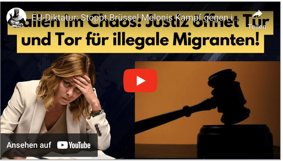 EU-Diktatur: Stoppt Brüssel Melonis Kampf gegen illegale Migration?